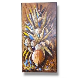 Original John E. Stevens 2006 Floral Still Life “Tableau-Fleurs” | Signed Oil